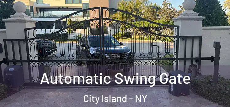  Automatic Swing Gate City Island - NY