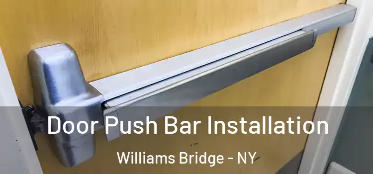 Door Push Bar Installation Williams Bridge - NY