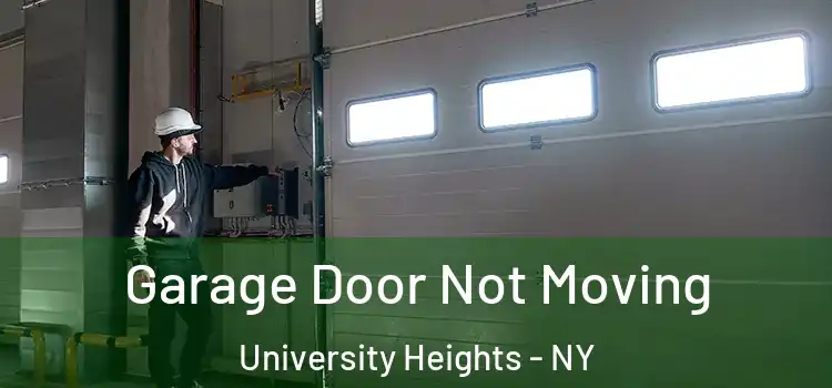  Garage Door Not Moving University Heights - NY