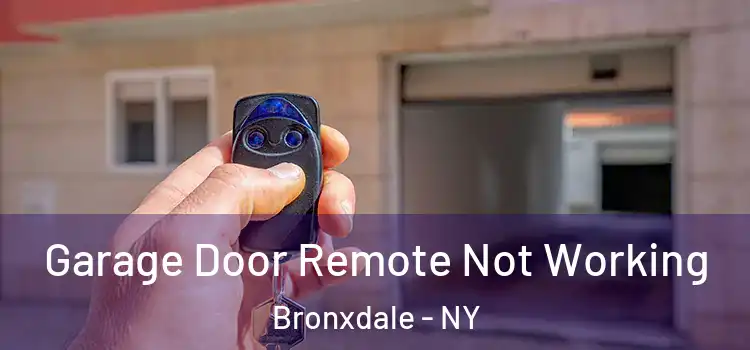  Garage Door Remote Not Working Bronxdale - NY