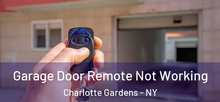  Garage Door Remote Not Working Charlotte Gardens - NY