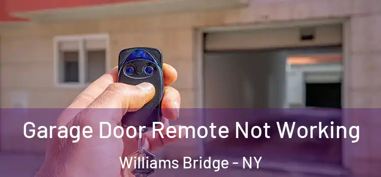  Garage Door Remote Not Working Williams Bridge - NY