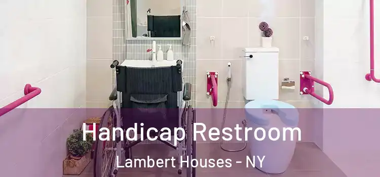 Handicap Restroom Lambert Houses - NY