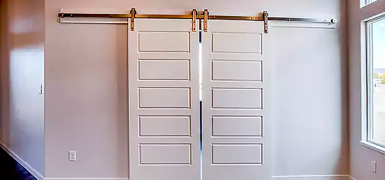 Glass Barn Door with Installation Hardware Kit Bronx