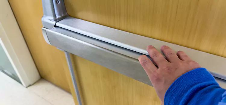 Installing a Push Bar on a Door Bronx