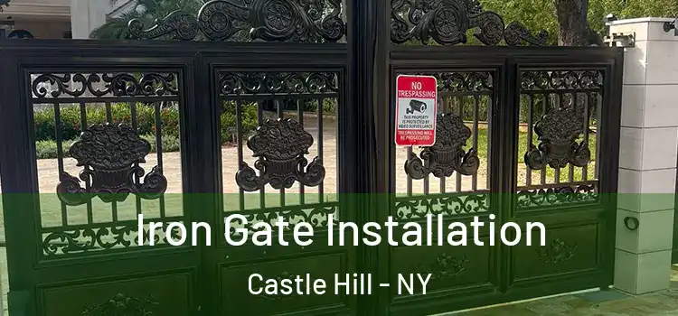 Iron Gate Installation Castle Hill - NY