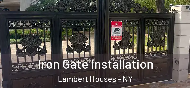 Iron Gate Installation Lambert Houses - NY