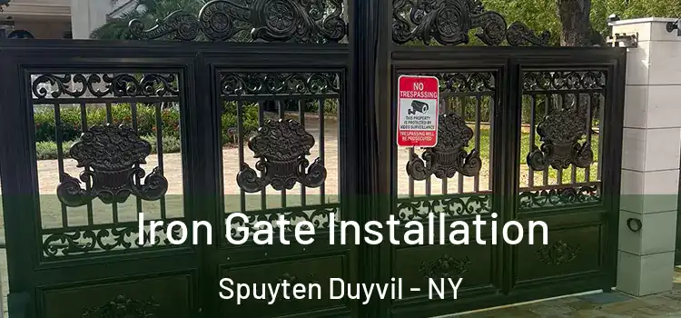  Iron Gate Installation Spuyten Duyvil - NY
