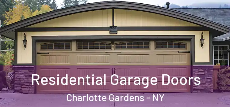  Residential Garage Doors Charlotte Gardens - NY