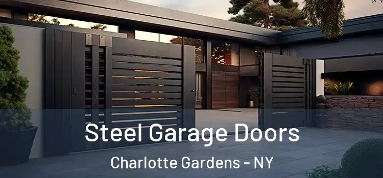  Steel Garage Doors Charlotte Gardens - NY